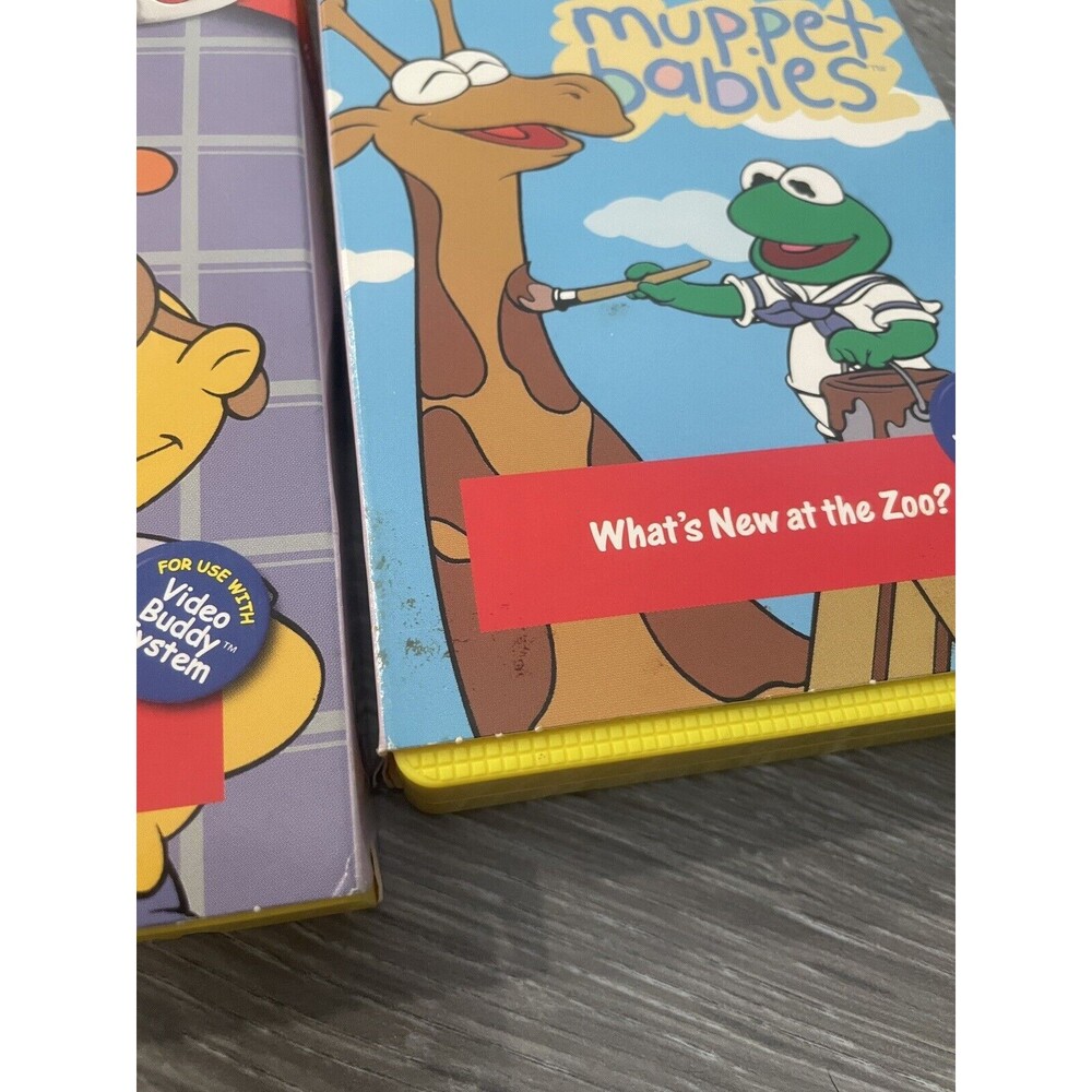Video Buddy Muppet Babies Whats New At The Zoo Scooters Talent Lot Of 2 VHS 1999 - Picture 6 of 8